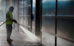 pressure washing